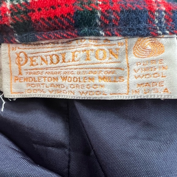 Women’s Pendleton Vintage Tartan High Waisted Wool Skirt in Size Medium - Picture 4 of 7